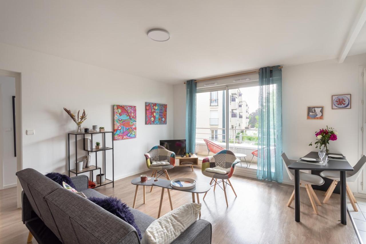 Bahibe - Balcon Et Parking Au Calme Proche Gare Appartement Rennes Buitenkant foto